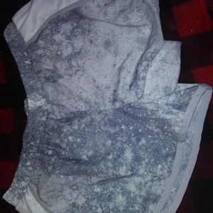 Old Navy gray/white shorts